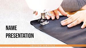 Sewing Machine PowerPoint template
