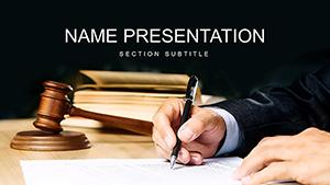 Lawyer PowerPoint template