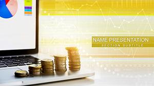 Online Business to Make Money PowerPoint Template, PPT