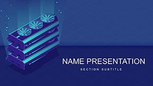 Cryptocurrency Mining PowerPoint Template - Design Download