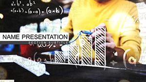 Mathematical Sciences PowerPoint template