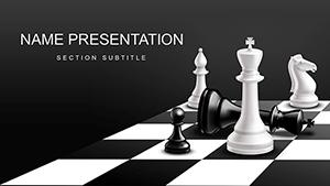 Game Chess PowerPoint template