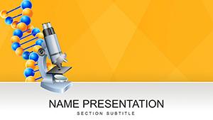Scientific Microscope PowerPoint Template: Presentation