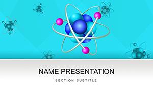 Chemical elements: Atoms, molecules, ions PowerPoint template