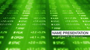 Stock Market News PowerPoint Template: Presentation