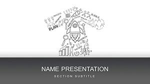 Startup Direction PowerPoint template