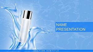 Water Based Makeup PowerPoint template