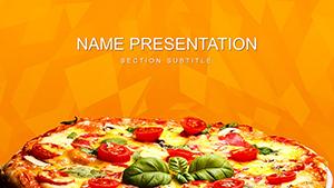 Pizza Recipe and Menu PowerPoint template