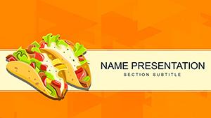 Food : Tako Menu PowerPoint template