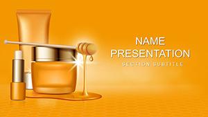 Honey Cosmetics PowerPoint template