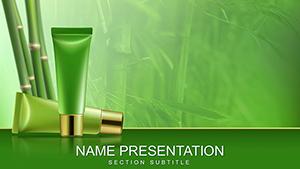 Bamboo Cosmetics PowerPoint template