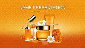Download Honey Beauty Products PowerPoint Template, PPT