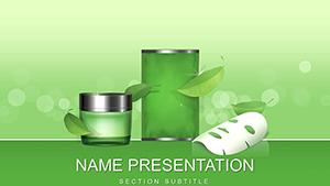 Natural Skin Care PowerPoint template