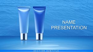 Anti Aging Cream - Skincare PowerPoint template
