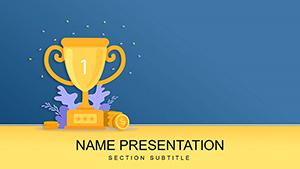 Winner, Cup, First Place PowerPoint Template | Download Presentation