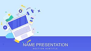 Background Computer Software PowerPoint template