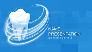 Dental Care : Healthy Teeth PowerPoint template