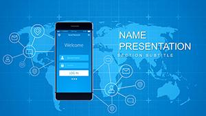 Global Network Products PowerPoint template