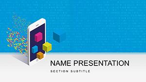 Mobile App Development PowerPoint Template for Stunning Presentations
