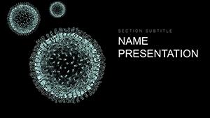 New Strain of Virus PowerPoint Template - Create Professional-Quality Presentations