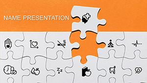 Healthy Lifestyle Tips PowerPoint template