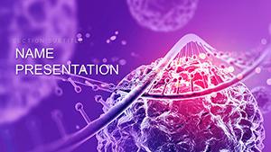 DNA, Virus PowerPoint template