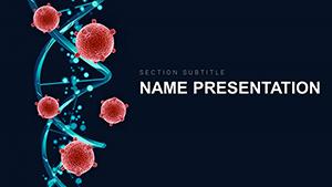 DNA Test PowerPoint template