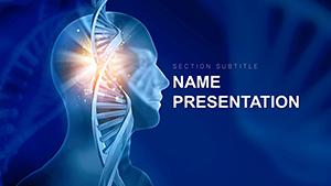 Life Code : What is DNA PowerPoint template