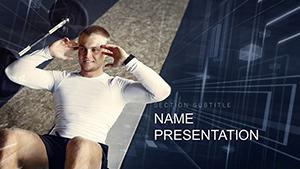 Exercise and Sports PowerPoint template