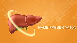 Liver Disease Treatment PowerPoint template