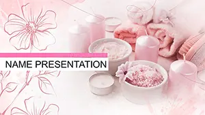 Cosmetics and Beauty Spa PowerPoint template