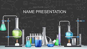 Chemistry Lab Online Lesson PowerPoint Template