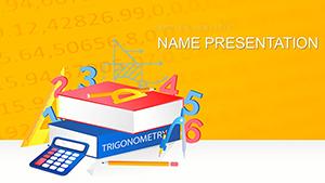 Trigonometry Online Lessons PowerPoint template