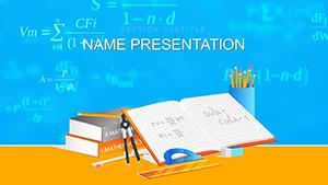 Mathematics Learning PowerPoint template