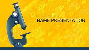 Chemical Microscopy - Analytical Chemistry PowerPoint Template | Infographic