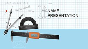 Geometry Mathematics PowerPoint template