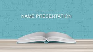 Mathematics Books Download PowerPoint template
