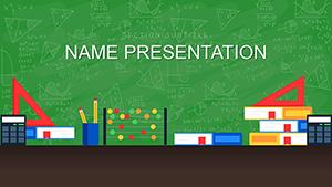 Strategies for Teaching Math to Kids PowerPoint template