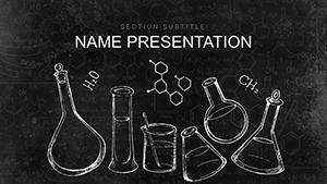 Chemical Background PowerPoint template