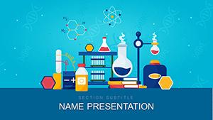 Chemistry, Technology of Substances and Application PowerPoint template