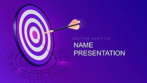 Company Vision, Mission, Values and Goals PowerPoint template