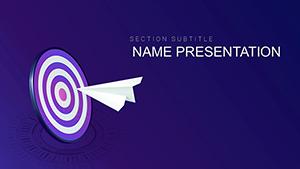 Formation of Mission and Goals of Enterprise PowerPoint template
