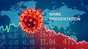 Economic Impact of Viruses PowerPoint Template - Global Economic Analysis