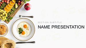 Delicious and Healthy Breakfast PowerPoint template