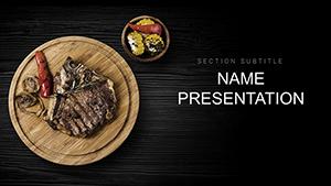 Best Steak Recipes PowerPoint template