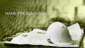 Construction Jobs PowerPoint template