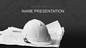 Design and Construction PowerPoint template