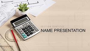 Architect must evaluate energy efficiency PowerPoint template