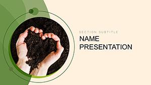 Eco Soil Resources PowerPoint template