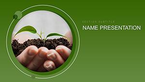 Eco Friendly Plants PowerPoint template